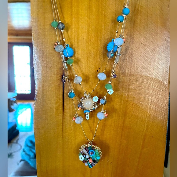 Betsey Johnson Jewelry - Betsey Johnson layered necklace, NWT